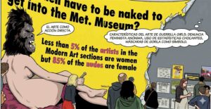 Ilustración Guerrilla Girls fcodeasislopez